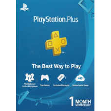 Sony Playstation Plus Card – PS4/PS3/PS Vita – 1 Month (SEA)